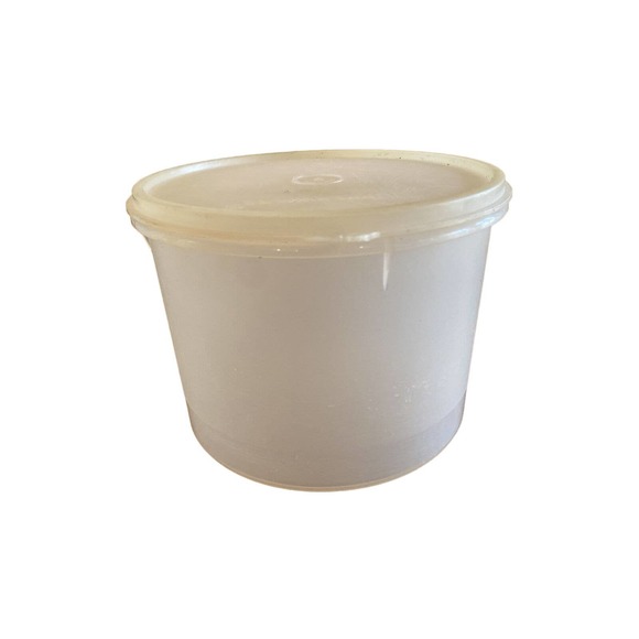 Vintage Tupperware Sheer Clear Canister, 265 with Lid - 2-1/2 Quarts - Picture 1 of 6